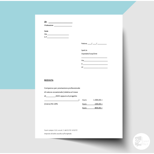 Prestazione occasionale tra ente e privato