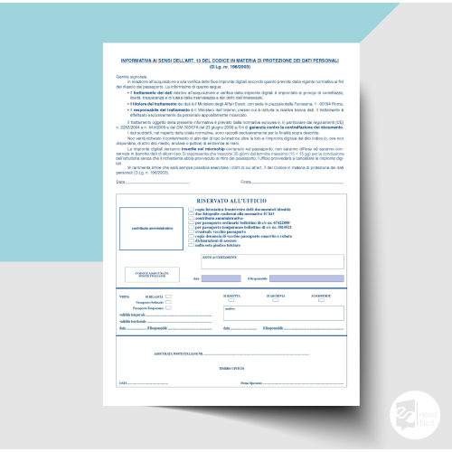 Richiesta passaporto maggiorenni