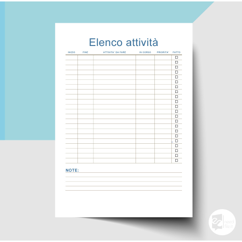 Elenco attività
