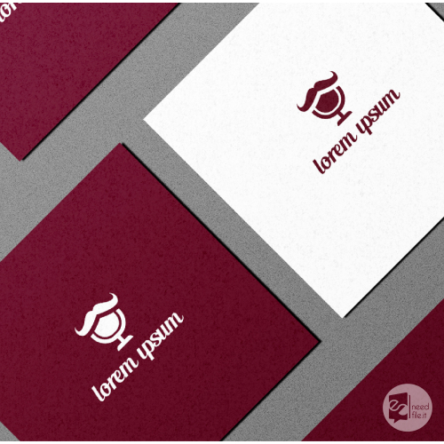 Logo Wine Mustache
