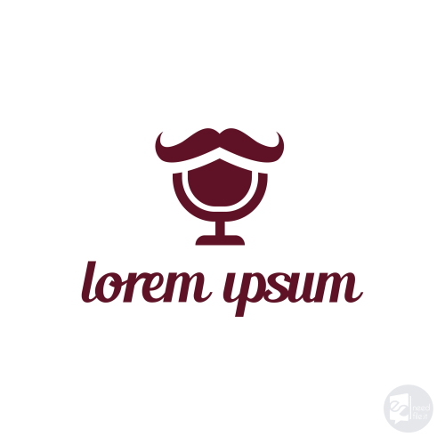 Logo Wine Mustache