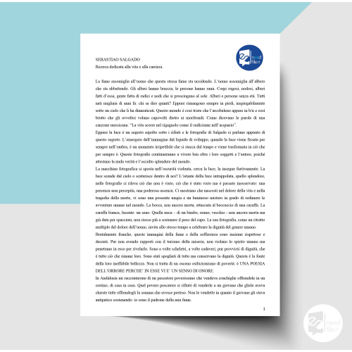 Nozioni sul fotografo Sebastiao Salgado