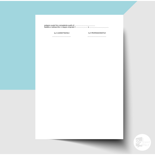 Lettera di incarico professionale