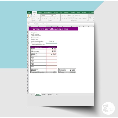 Preventivo ristrutturazione