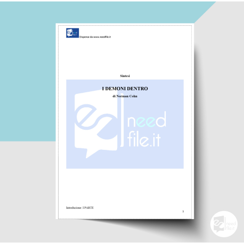 Riassunti I demoni dentro  - Norman Cohn