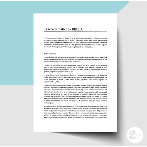 Tracce tematiche della Bibbia