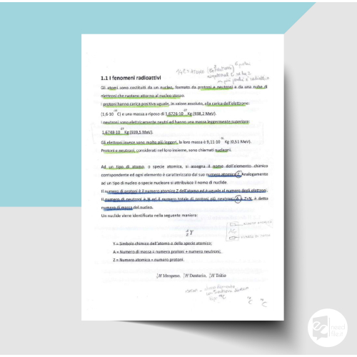 Legami atomici e fenomeni radioattivi concetti