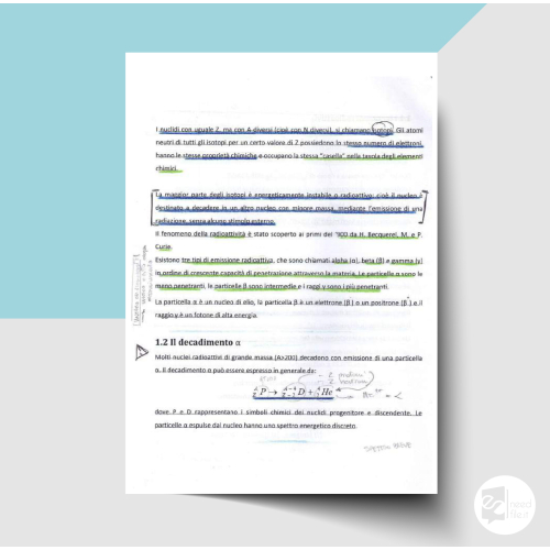 Legami atomici e fenomeni radioattivi concetti