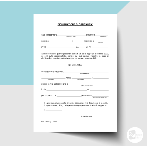 Dichiarazione di ospitalità