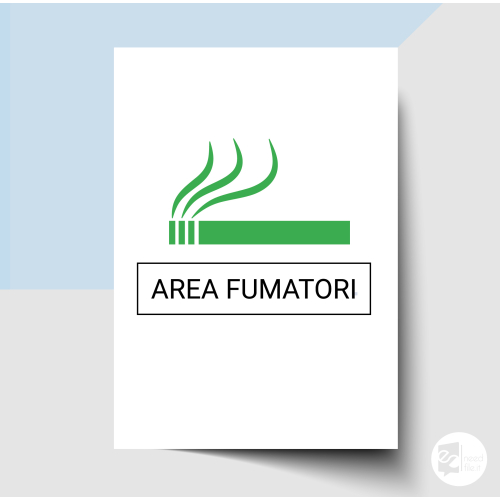 Cartello area fumatori
