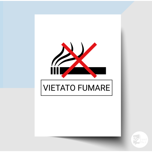Cartello area fumatori